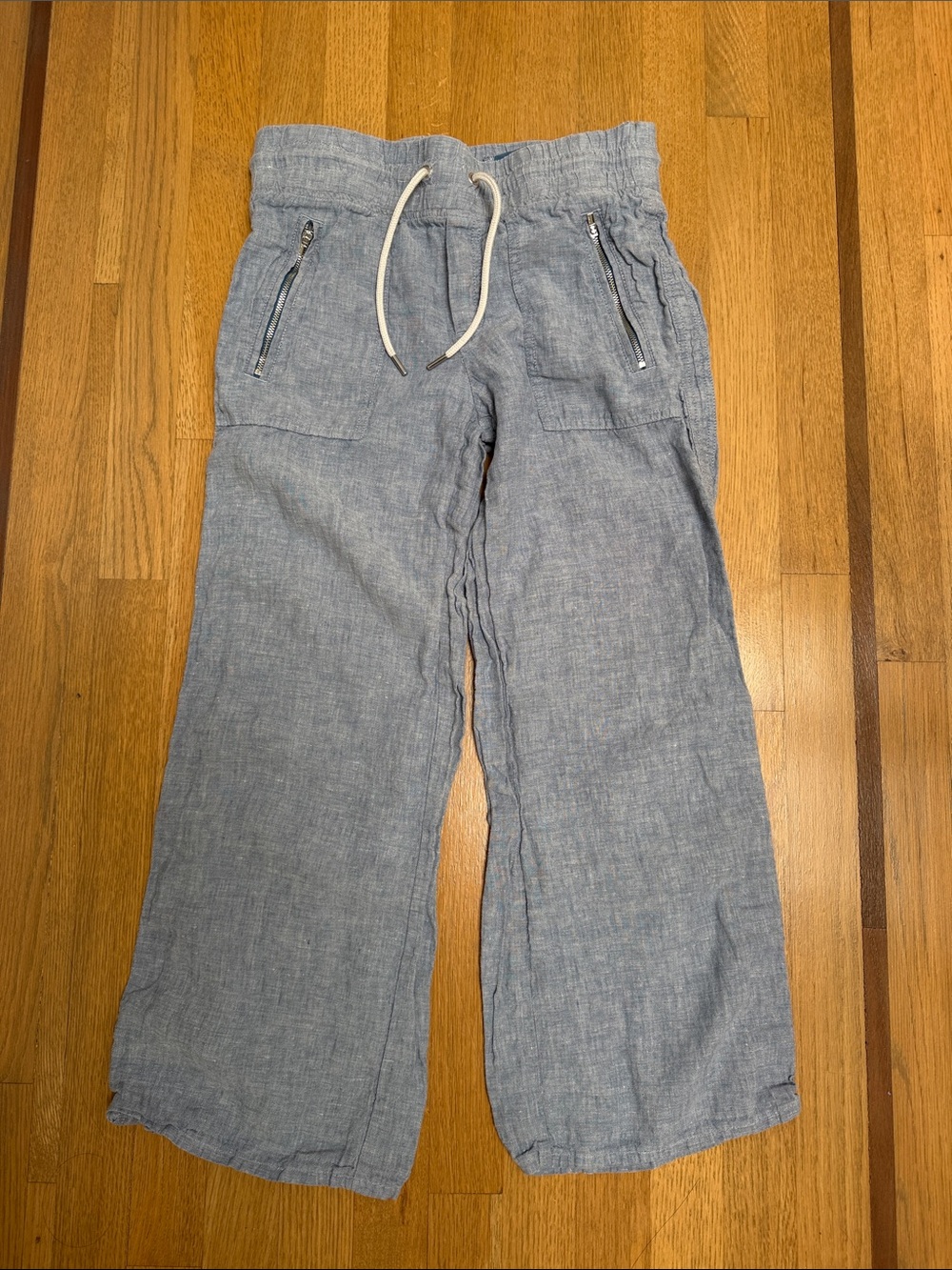 Athleta Cabo Linen wide leg pant